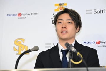 【ソフトバンク】越年更改の松本裕樹　大幅昇給１・８億円でサイン「しっかり上げてもらった」