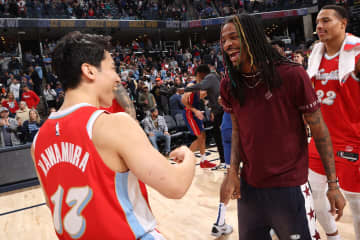 “兄貴”モラントの変わらぬ“ユウキ愛”――河村のブルズ加入に一単語でコメント、３月には２度対戦予定＜DUNKSHOOT＞