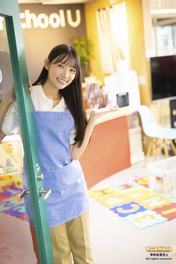 【グラビア】「働くお姉さん」波崎天結さんの保育士姿！ ヤンマガWebのグラビア公開