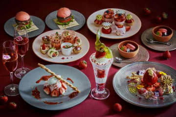 品川プリンスホテル、いちごを使用した冬のアフタヌーンティーを提供　1月15日から