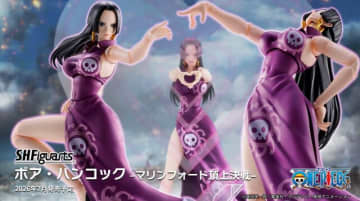 「ワンピース」マリンフォード頂上決戦のハンコックがアクションフィギュアに！豊富な表情 &「メロメロ甘風」再現パーツも付属