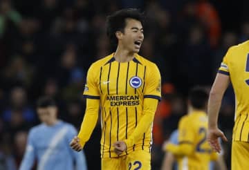 三笘薫のゴラッソが「気持ちええ！」　マンC相手に同点弾…W杯イヤー初ゴールに歓喜「日本の誇り」