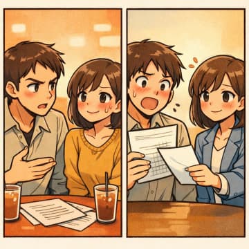 「子供ができたら仕事辞めてね」と言う彼。だが、私の収入が彼より多いのが判明すると…【短編小説】