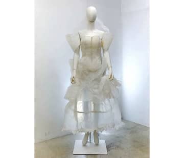 ナタデココがドレスに 副産物を有効活用 フジッコ