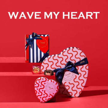 Venchiのバレンタイン2026が登場。心を揺らす「ウェーブマイハート」