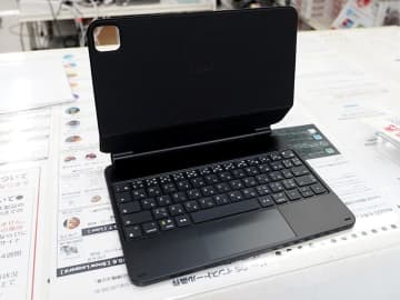 11インチiPad Pro/Air対応のマグネットフローティング日本語キーボードが9,990円、トラックパッド付き
