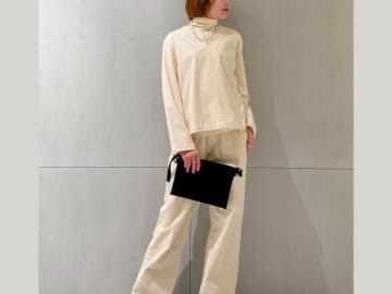 「タートルネック」の着方、どうしてる？【無印良品】で作る「カジュアルコーデ」