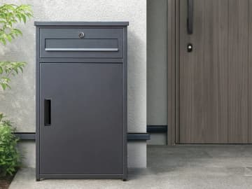 コンパクトなポスト一体型宅配ボックス、タンスのゲン