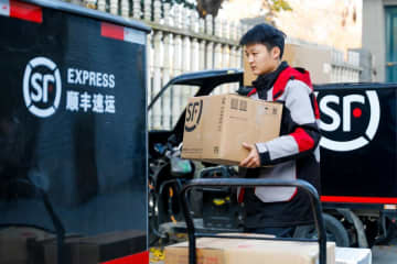 中国の配達件数、25年は2165億件