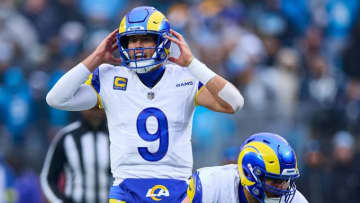 パンサーズとの再戦では「相手チームに投げないようにしたい」とラムズQBスタッフォード