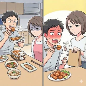 「お前の料理は味が薄くてムリ！」と毎日惣菜を買ってくる夫。翌日、夫の料理に細工した結果…【短編小説】