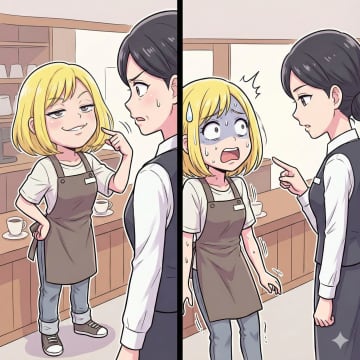 「ちょっと！ルールは守ってよ！」新人バイトが突如、金髪に…注意すると呆れた言い訳が…【短編小説】