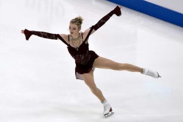 衝撃の“坂本花織超え”　全米フィギュア女子SPで2人が80点超え　首位は26歳グレン