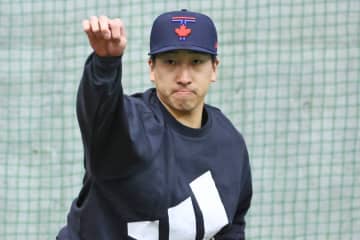 【巨人】大勢が自主トレ公開　「どっちも一番取りたい！」と世界一＆日本一を揮ごう