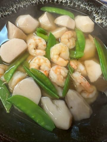 新春の煮物＜海老と里芋のあんかけ＞