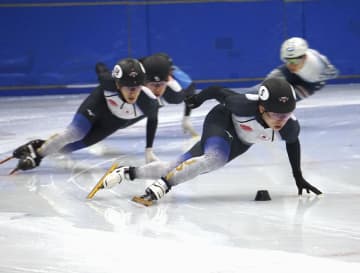 エース宮田将吾は五輪「楽しみ」　ショートトラック代表練習公開