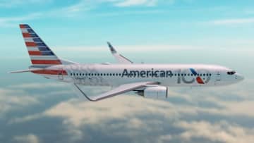 アメリカン航空、創立100周年記念事業で737に特別塗装機 他機にもロゴ貼付
