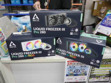 ARCTICの水冷CPUクーラー「Liquid Freezer III Pro 280」が発売、価格は17,980円から