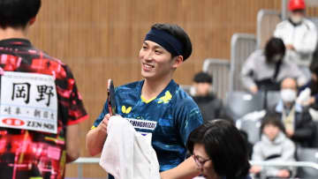 中学部活始めで全日本ランク入り叶えた努力人は人口600人の離島出身「馬渡の名前をもっと広めたい」＜全日本卓球2025＞