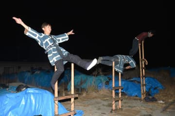 OA機器営業職→とび職の28歳がはしご乗り初挑戦　小田原の消防出初め式、伝統継承へ特訓重ね