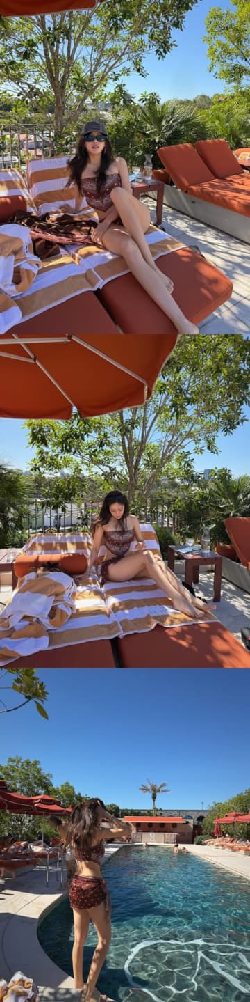 「サイズを教えてほしい…」昨年結婚の元K-POPアイドル、魅惑のスイムウェア姿　元Jリーガーと交際も