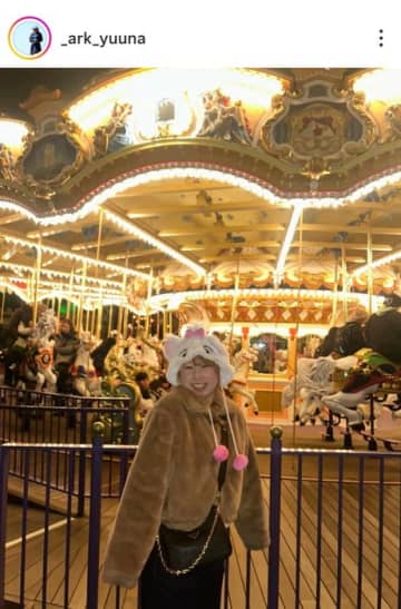 成人式を迎える荒木優奈が振袖姿を披露　シーズンオフにはTDL、USJと東西のテーマパークを満喫！