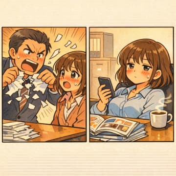 「退職願は受理しない！」と破り捨てる部長。後日、私の勤務態度を見て、謝ってきた理由とは【短編小説】