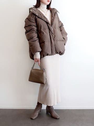 冬は「ダウン」の着こなしで差をつけて♡手抜き感ゼロのきれいめアウターコーデ5style
