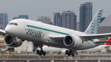 ZIPAIR、成田〜マニラ線を3月29日より運休 既存予約に影響なし