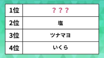 人気の「おにぎりの具」ランキング。ツナマヨやいくらを抑えた1位は？