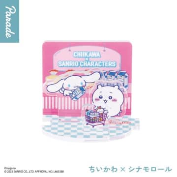 ハチワレがハローキティとショッピング！「ちいかわ」×「サンリオキャラクターズ」コラボのカプセルトイが1月上旬より展開