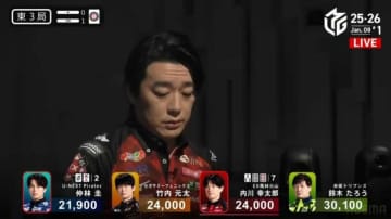 誰もが麻雀ヤメられない瞬間！三面張のド高目一発ツモ、一気通貫完成の特大アーチ「気持ちよすぎだろ！」／麻雀・Mリーグ