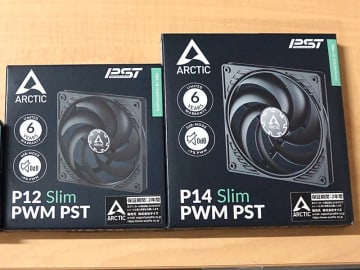 ARCTICの薄型120mm/140mmファン「P12/P14 Slim PWM PST」が発売