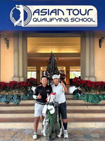 バッグを担いだ森山友貴は無念の4日目終戦も 「再挑戦すれば合格」という手応えはありました【プロキャディー25年 梅ちゃんのツアー漫遊記】#52