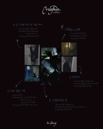 「SF9」インソン、初のソロアルバム「Crossfade」トラックリストを公開