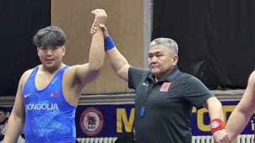 ＜レスリング＞バトバヤル・ナムバルダグワ（育英大）がモンゴルのアジア選手権予選・男子グレコローマンで優勝