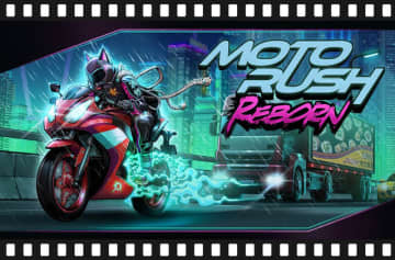 悪魔のバイクでネオトーキョーを駆け抜けるハイスピードレースゲーム『Moto Rush Reborn』発表！