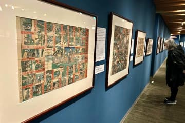 歌川広重ら描いた「浮世絵すごろく」、藤沢で企画展　初公開含む70点紹介　31日には市役所で講演会も