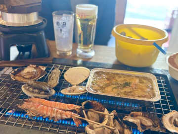 赤穂坂越へ牡蠣を求めて！「海鮮問屋 城」で海鮮BBQ