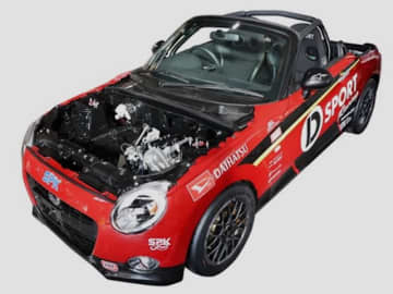 DAIHATSU、フロント縦置きミッド搭載の軽スポーツ「K-OPENランニングプロト2」を公開