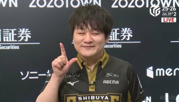 これがエースの底力！ 多井隆晴、ライバルとの接戦を制し個人連勝「できるだけ早くプラスの世界をファンの方に見せたい」/麻雀・Mリーグ