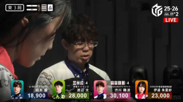 3面待ち VS 4面待ち どっちもアガれば1万2000点の超絶バトルの結末は！？視聴者騒然「互角だな」「おもろすぎる」「これは熱いめくりあい」／麻雀・Mリーグ