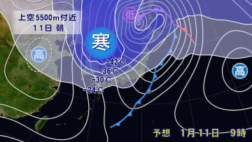 【３連休の天気】11日(日)～成人の日・12日(月)は警報級の大雪　ドカ雪や猛ふぶきによる大雪災害に警戒