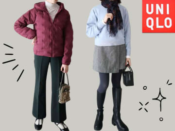 今トレンドは“ワイン色”！【ユニクロ】冬コーデがシャレる♡「差し色アイテム」