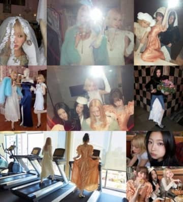 KiiiKiii、ドレス姿でランニングマシンに！？2ndミニアルバム「Delulu Pack」コンセプトフォトを公開