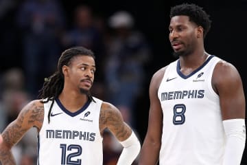 モラント放出にチームメイトは反対？報道直後の試合でジャクソンJr.が“相棒”のセレブレーションを披露＜DUNKSHOOT＞