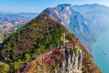 中国重慶で長江上流の「生態回廊」修復進展　観光振興も