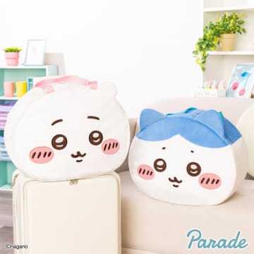 旅行でも大活躍！「ちいかわ」スーツケースに取付可能な「おかおBIGボストンバッグ」全2種がアミューズメント施設にて1月中旬展開