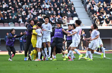 【高校サッカー】神村学園が尚志破り初の決勝進出　主将・中野陽斗が決めＰＫ戦９―８