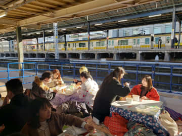 JR両国駅ホームで「おでんで熱燗」、1月29日から4日間